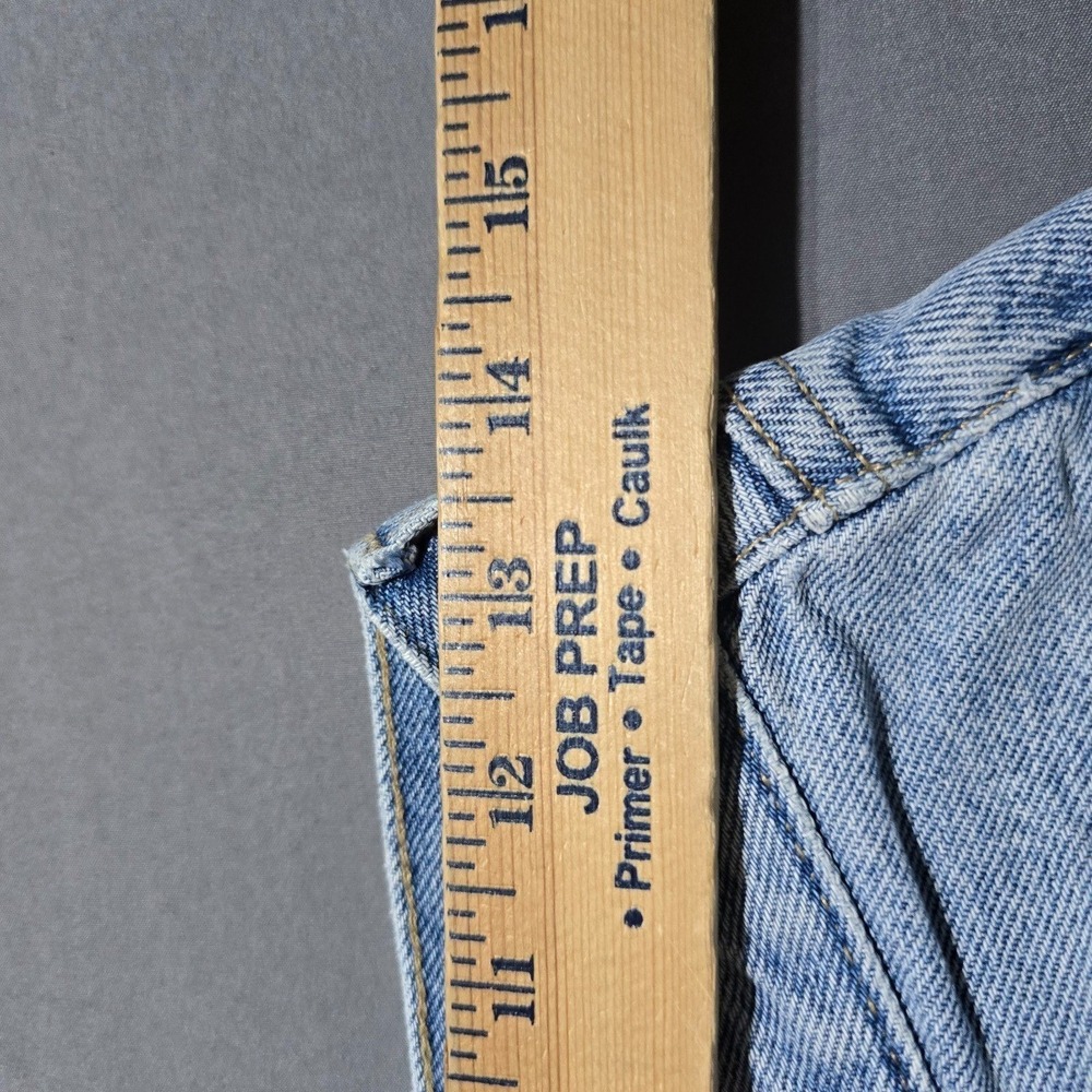 Universal Thread 90s Baggy Jeans Light Wash Distressed womens Size 00 27x32 - Picture 6 of 8
